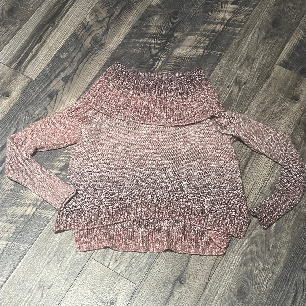 VINTAGE American Eagle Outfitters Cowl Neck Sweater in Pink